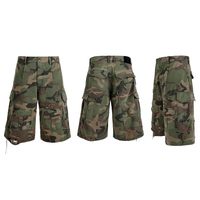 Shorts pour hommes grande taille avec logo personnalisé, shorts de créateur en nylon vintage de haute qualité, style HIP HOP, camouflage