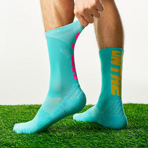High Quality Soft Breathable Sport <b>Socks</b> Custom Performance Terry Athletic Cushion Basketball <b>Socks</b> - Product Image 1