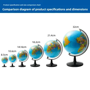 Globo Mini Multilingue da 3,3 Pollici per Bambini, Giocattolo Educativo, Globo in Inglese per <span class=keywords><strong>E</strong></span>-commerce - Product Image 3