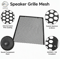 Fabricant de grilles de haut-parleurs perforées |   Grille de haut-parleur en métal personnalisée |   Feuille perforée à trous ronds/hexagonaux/micro-perforés en gros