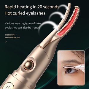 Herramienta de Maquillaje Portátil Recargable por USB con Doble Modo de Temperatura, Anti-Escaldaduras, 2 en 1: Rizador de Pestañas y Recortador de Cejas con Calor - Product Image 5