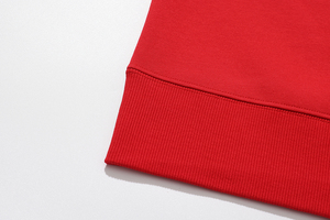 Jersey transpirable de mezcla de algodón básico unisex, Sudadera estampada con cuello redondo y hombros caídos, manga larga, Otoño/Invierno, Primavera - Product Image 6