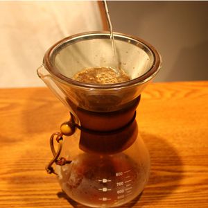 <span class=keywords><strong>Filtre</strong></span> à café en acier inoxydable réutilisable pour 1-2 tasses, sans papier, facile à nettoyer, maille fine pour une extraction douce - Product Image 3
