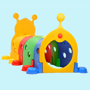Moetry Jouets d'intérieur pour la maternelle, <span class=keywords><strong>tunnel</strong></span> de jeu en plastique pour enfants, <span class=keywords><strong>tunnel</strong></span> rampant violet en forme de chenille pour la crèche et les tout-petits - Product Image 3