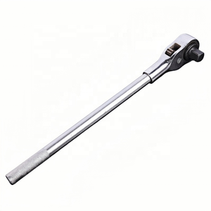 Llave de trinquete de grado industrial, alta dureza, alto torque, mango sin moleteado, para reparación de equipos pesados automotrices - Product Image 1