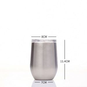 Gobelet isotherme portable en acier inoxydable 304 pour vin rouge et bière, en forme d'œuf en U, pour le commerce transfrontalier et la vente en gros - Product Image 4