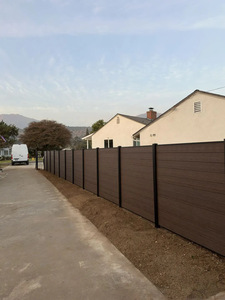 Ngoài trời WPC hàng <span class=keywords><strong>r</strong></span>ào Bảng điều chỉnh sức đề kháng gió bán riêng tư nhôm phụ kiện DIY WPC Gỗ nhựa composite hàng <span class=keywords><strong>r</strong></span>ào thiết lập với lưới - Product Image 6