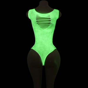 Tute a Rete Fluorescenti Luminose Abbigliamento da Discoteca Sexy Outfit per Performance per Ballerini Esotici e Rave - Product Image 6