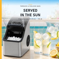 Machine à glaçons pour événements, sphères de cristal 3cm, 8 boules, 15/25 min, 568/jour, mariage, bar de luxe, logo personnalisé, CE ETL BSCI ISO9001