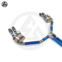 Échappement complet CSZ Titanium Valvetronic pour Audi RS6 RS7 C7 4.0T OEM Télécommande Silencieux Catback d'échappement haute Performance