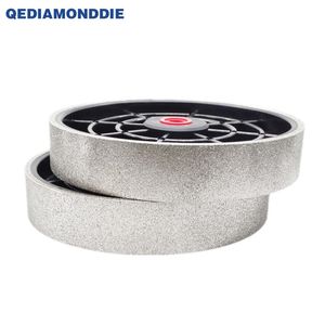 Meules lapidaires galvanisées en plastique de roue de cabbing enduite de diamant pour le meulage de pierres précieuses - Product Image 2