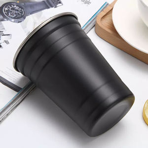 Amazons nueva <span class=keywords><strong>taza</strong></span> de café de viaje de acero inoxidable apilable 304 <span class=keywords><strong>taza</strong></span> de cerveza de Cola personalizable <span class=keywords><strong>para</strong></span> viajes Camping - Product Image 3