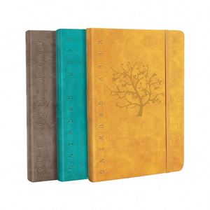 Personalized Hardcover A5 Leather Soft Touch Thread Sewing Bound Lined <b>Journal</b> Notebook - Product Image 1
