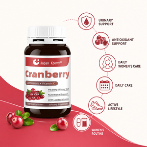 ผู้ผลิตวิตามินซีเสริมแครนเบอร์รี่ยี่ห้อ Shecome สำหรับบำรุงสุขภาพทางเดินปัสสาวะ บรรจุ 100 แคปซูลแครนเบอร์รี่ - Product Image 4