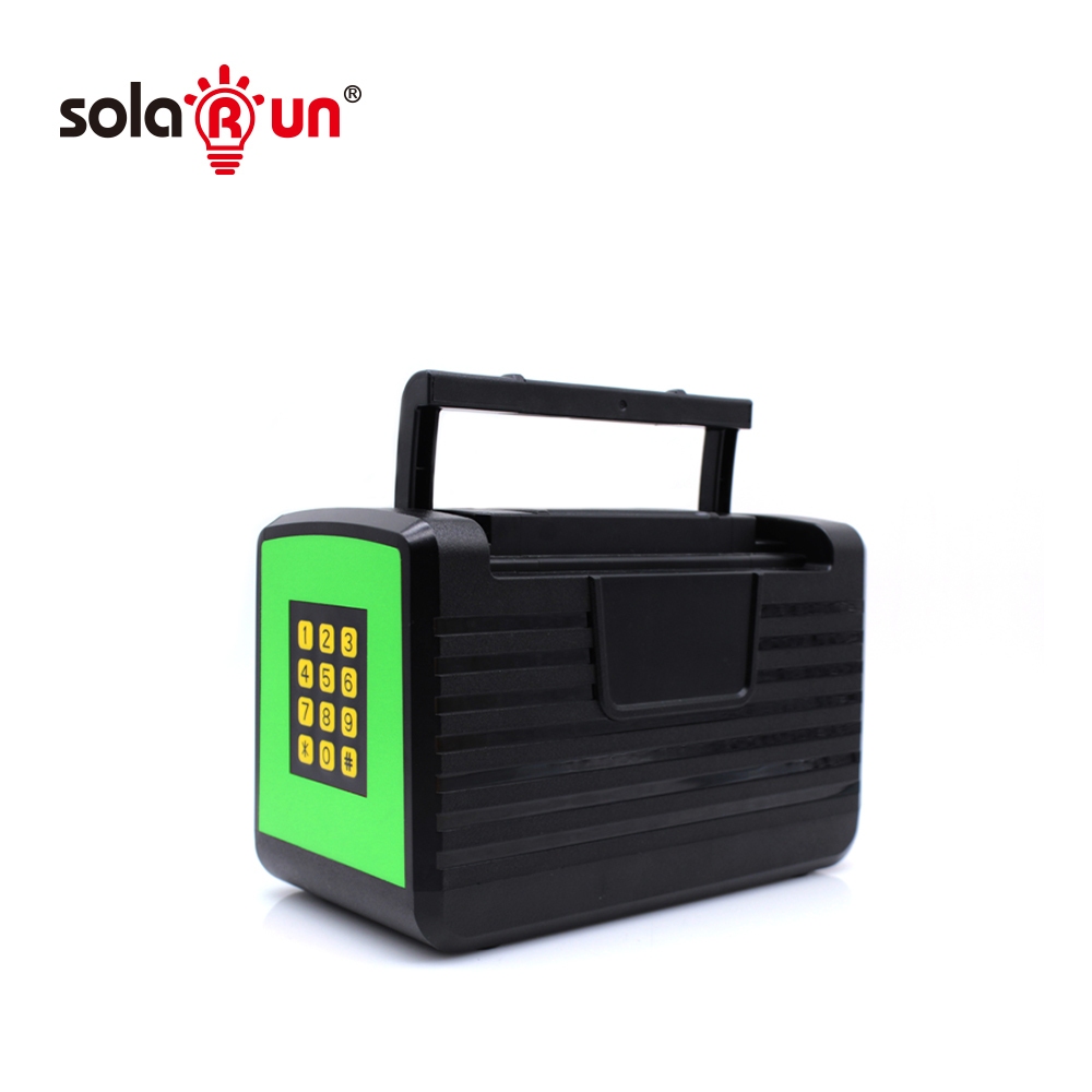 Portable mini prepaid smart PAYGO PAYG solar LED home lighting power kit system home appliance run TV and fan high quality