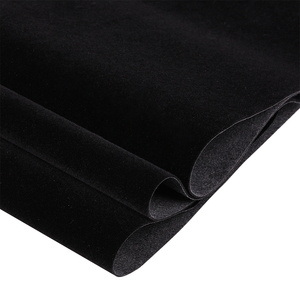 Nhà Máy Trực Tiếp Màu Đen Spunlace Nhung Dài Đống Đổ Xô Vải Dập Nổi Trang Trí Lót Vải Cho Quà Tặng - Product Image 4