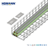 Plateau à câbles en treillis métallique SS316L à finition miroir certifié CE Hdmann, haute capacité de charge, pour projet de plateforme pétrolière offshore