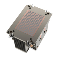 Refroidisseur de processeur COOLSERVER 4189 2UM81, radiateur de serveur de refroidissement avec 5 caloducs, dissipateur thermique passif LGA 4189 pour ordinateur, TDP 300W