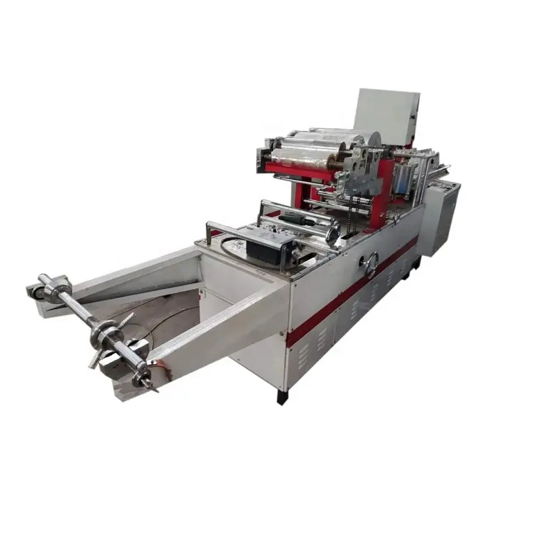 Máquina de fabricación de papel de seda de servilleta de restaurante completamente automática Precio de máquina de papel de servilleta plegable