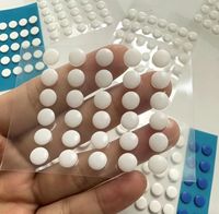 Autocollants de patte de souris ronds en PTFE 100 %, glisse fluide, longue durée de vie, pour souris de jeu e-sport et de bureau, étiquette d'emballage