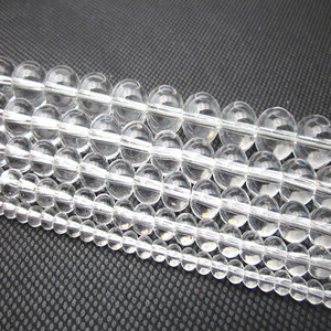Đá tự nhiên sang trọng rõ ràng thạch anh giảm đá Loose hạt 4/6/8/10/12mm đồ trang sức làm - Product Image 5