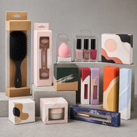 Boîte de présentation pour rouleau facial en carton personnalisé avec languette de suspension et plateau intérieur, pour rouleau de jade, étanche, avec pelliculage mat, fabrication en usine