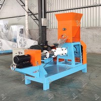 Ligne de production automatique d'aliments pour animaux de compagnie, chiens et chats, machine extrudeuse pour la fabrication de palettes d'aliments pour poissons