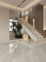 Carrelage en porcelaine/marbre poli 60x60/80x80 - Antibactérien - CE
