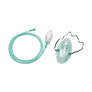 Portable Nebulizer mask with swivel connector and tubing and 6cc/8cc capacity jar