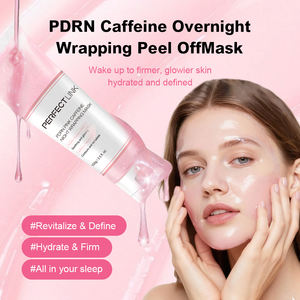 OEM Haut PDRN Koffein Straffende Hydratation Lachs-<span class=keywords><strong>DNA</strong></span> Koffein-Kollagen Übernacht-Peel-Off Gesichtsmaske - Product Image 3