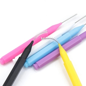Brosses interdentaires pour <span class=keywords><strong>dents</strong></span> fil <span class=keywords><strong>dentaire</strong></span> cure-<span class=keywords><strong>dents</strong></span> en plastique orthodontique accolades brosse outil de nettoyage des <span class=keywords><strong>dents</strong></span> soins bucco-dentaires - Product Image 4