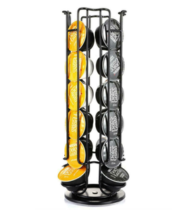 Estante de almacenamiento de cápsulas de metal, estante de mesa superior de 24 cápsulas de <span class=keywords><strong>Dolce</strong></span> <span class=keywords><strong>Gusto</strong></span>, capacidad de café, el mejor regalo - Product Image 1