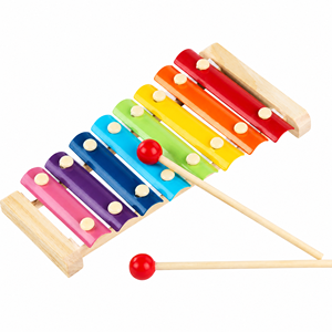 <span class=keywords><strong>Mini</strong></span> xilófono de madera colorido para niños, juguete de teclado de <span class=keywords><strong>piano</strong></span> de 8 notas con mazos, regalo educativo musical Montessori para niños y niñas - Product Image 1