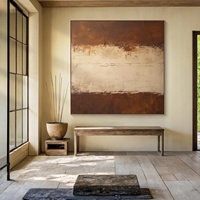 Peinture à l'huile personnalisée abstraite faite à la main en gros Wabi Sabi toile photos pour la décoration intérieure hôtel oeuvre moderne Art mural