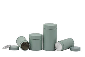 Экологически чистый цилиндр для хранения, Упаковочная жестяная канистра для кофе и чая - Product Image 4