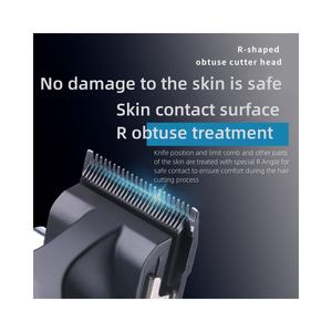 Máquina de <span class=keywords><strong>corte</strong></span> de pelo, recortadora de grafito negro dorado para hombres, recortadora Gtx, recortadora de peluquero Zero Gap, recortadora sin escobillas, afeitadora recargable - Product Image 4