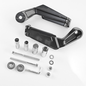 Espejo Retrovisor Qiangye con Protectores de Manos Negros para Motocicleta y Vehículo Eléctrico - Product Image 2