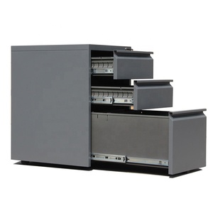 Disassembled <strong>Side</strong> <strong>Drawer</strong> and Shelf Combination Mobile Pedestal Cabinet SFS-W-496 - Product Image 5