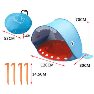 Personalizado fácil de llevar protección UV tienda de la piscina del bebé para niños tiendas de campaña al aire libre impermeable - Product Image 2