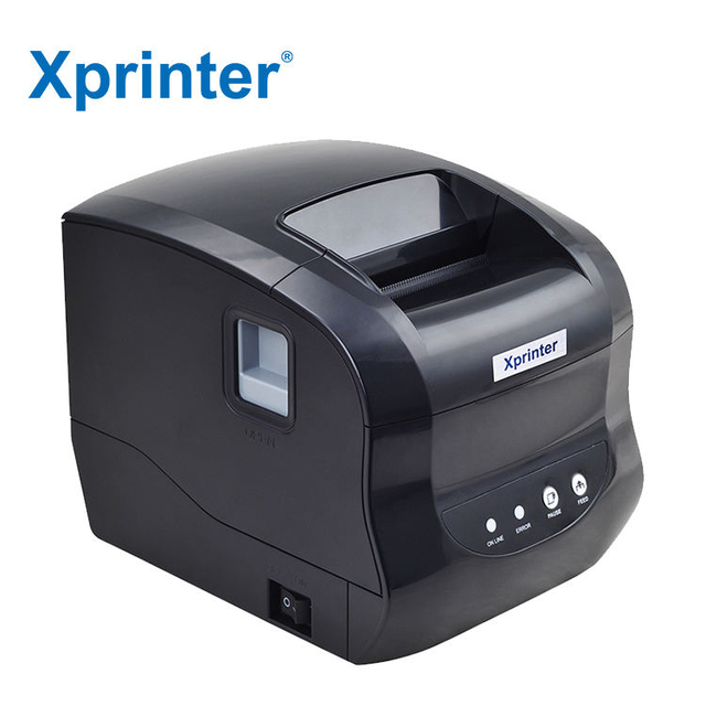 Xprinter XP-365B Thermal Barcode Label Printer 3 Inch Desktop Shipping Label Maker for Small Business Supermarket Warehouse