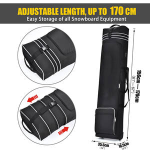 Free sample Large Capacity Surfboard <b>Travel</b> <b>Bag</b> Foam Padded Surf Board Paddle Board <b>Bag</b> <b>with</b> <b>Wheels</b> Surfing Roller Surfing <b>Bag</b> - Product Image 2