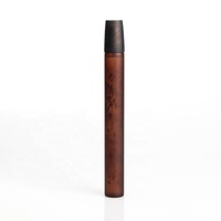 Cylindre en forme de cigare de luxe personnalisé Tube de parfum flacon pulvérisateur à sertir en verre 30ml 35ml