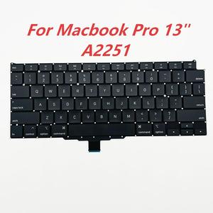 <span class=keywords><strong>Nuevo</strong></span> Teclado de Repuesto para <span class=keywords><strong>MacBook</strong></span> <span class=keywords><strong>Pro</strong></span> 13" A2251 A2289, Inalámbrico de 2.4Ghz, Capacitivo, Distribución de Teclado Estadounidense, Años 2019 y 2020 - Product Image 2