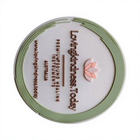 Patch rond 3D en PVC et dentelle, motif Déesse Spartan Mandalorienne, avec fixation auto-agrippante, pour brassards, chaussures, chapeaux, vêtements, accessoires et sacs d'école