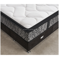 Matelas à ressorts ensachés Bonnell, design Euro Top, tissu double tricoté hypoallergénique moderne, en vente