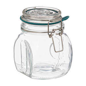 Jarra de Vidrio Hermética de 0.5 Litros - Product Image 1