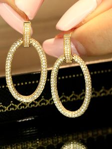 Pendientes de Diamantes de Oro de 18k de Lujo Xinfly, Joyería Hipoalergénica Duradera para Bodas y Ocasiones Especiales para Piel Sensible - Product Image 4