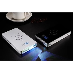 Proyector de Video Mini 3D de Diseño Moderno, Proyector DLP Inteligente con Panel Táctil S905x, Batería, Android, 4k, Beamer - Product Image 4