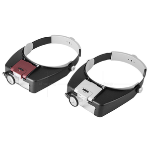 Head mounted <strong>circuit</strong> board maintenance <strong>clock</strong> reading dental beauty embroidery LED light high-power glasses magnifying glass - Product Image 5