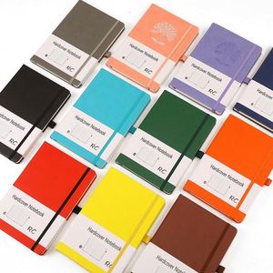 Carnet de notes personnalisé en cuir A5 avec reliure à chevalet et bande élastique, carnet en cuir personnalisé 2024 - Product Image 2